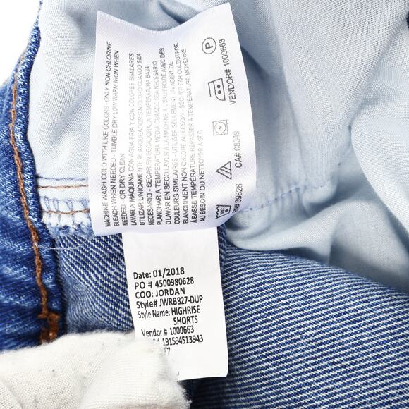 William Rast Justin Timberlake Junior Womens 27 Cutoff High Rise Jean Shorts - Picture 12 of 12